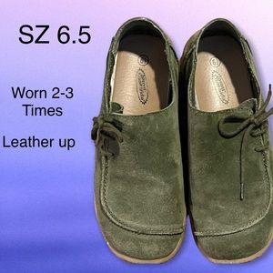 Green lower east side shoes